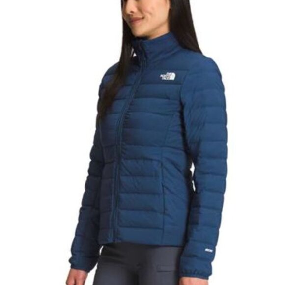 The North Face Womens Belleview Stretch Down Jacket Blue Sz Medium NEW $260 [jb] - Picture 3 of 8